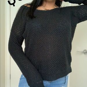 Black Knit Sweater